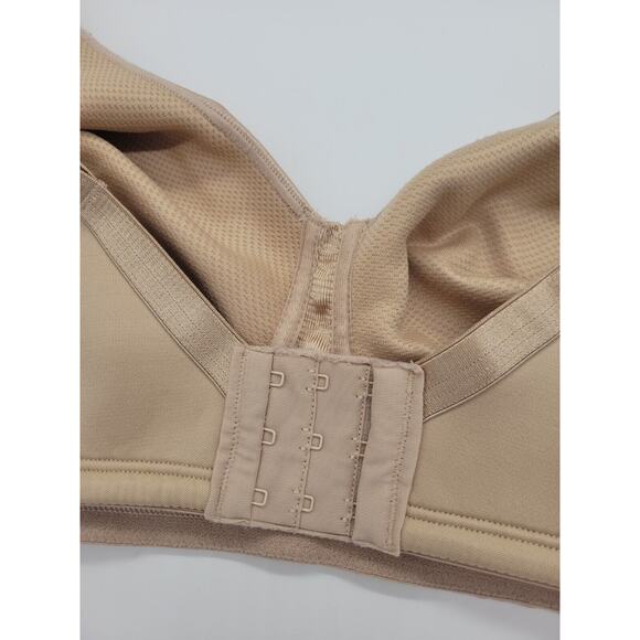 Playtex 18 Hour Tan Sleek & Smooth Full Figure Adjustable Wire Free Bra Size 38D - Picture 6 of 7
